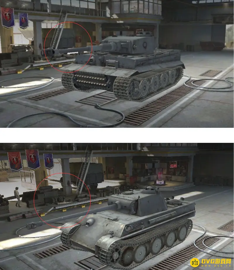 《坦克世界》豹式与虎式对比