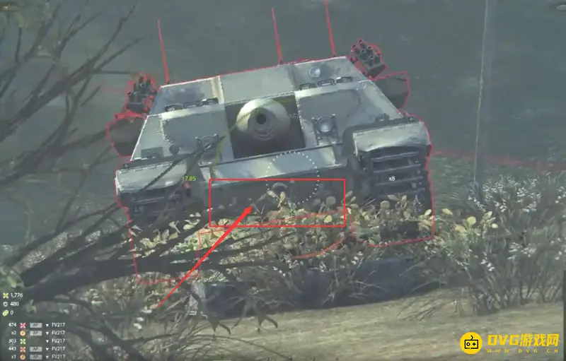 《坦克世界》FV217正面弱点解析