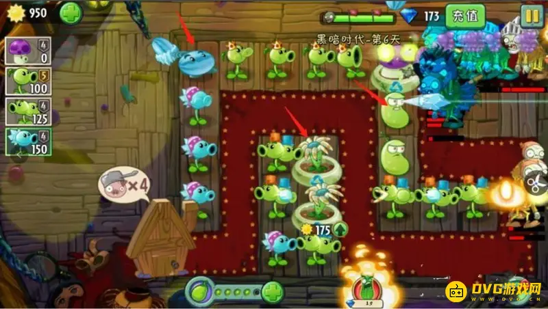 《植物大战僵尸》黑暗时代第6天困难通关攻略