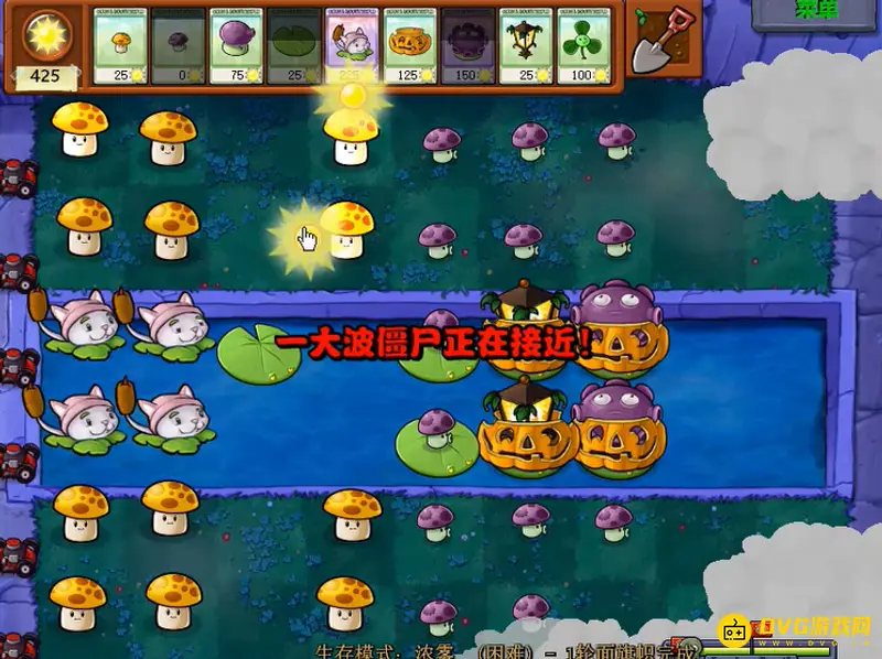 《植物大战僵尸》浓雾困难模式通关攻略