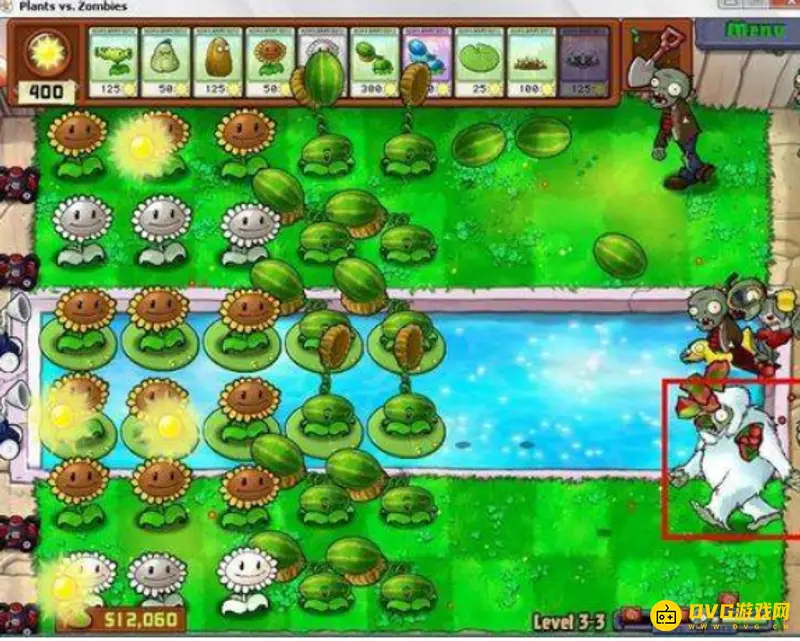 《植物大战僵尸》雪人僵尸出现位置解析