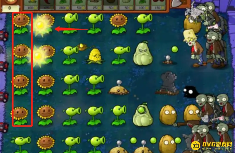 《植物大战僵尸》晚上能用向日葵吗
