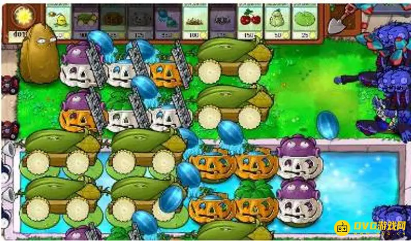 《植物大战僵尸》搭梯阵型解析