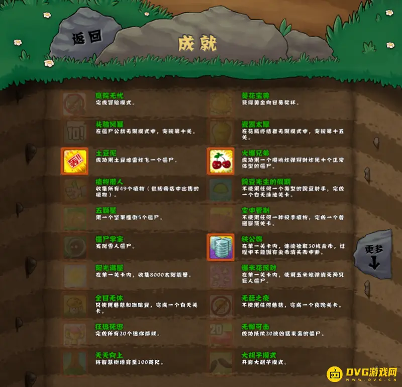 《植物大战僵尸》成就介绍