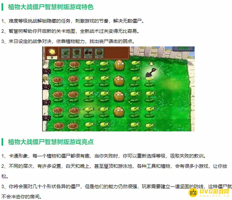 《植物大战僵尸》智慧树版本介绍