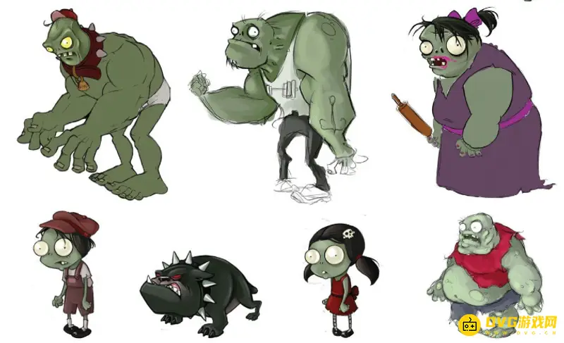 《植物大战僵尸》废稿僵尸与植物盘点