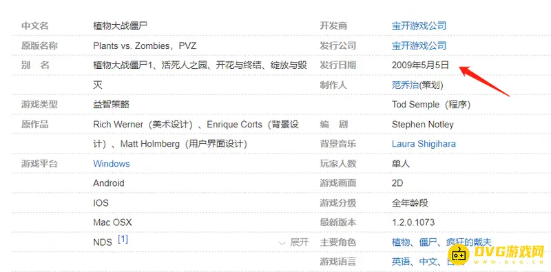 《植物大战僵尸》发售时间介绍