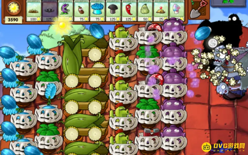 《植物大战僵尸》屋顶困难模式阵容搭配攻略