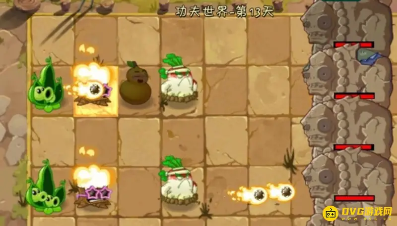 《植物大战僵尸》功夫世界13关通关攻略