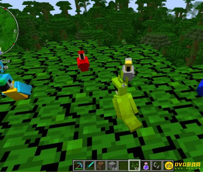 《我的世界》鹦鹉怎么站在肩膀上怎么下来？