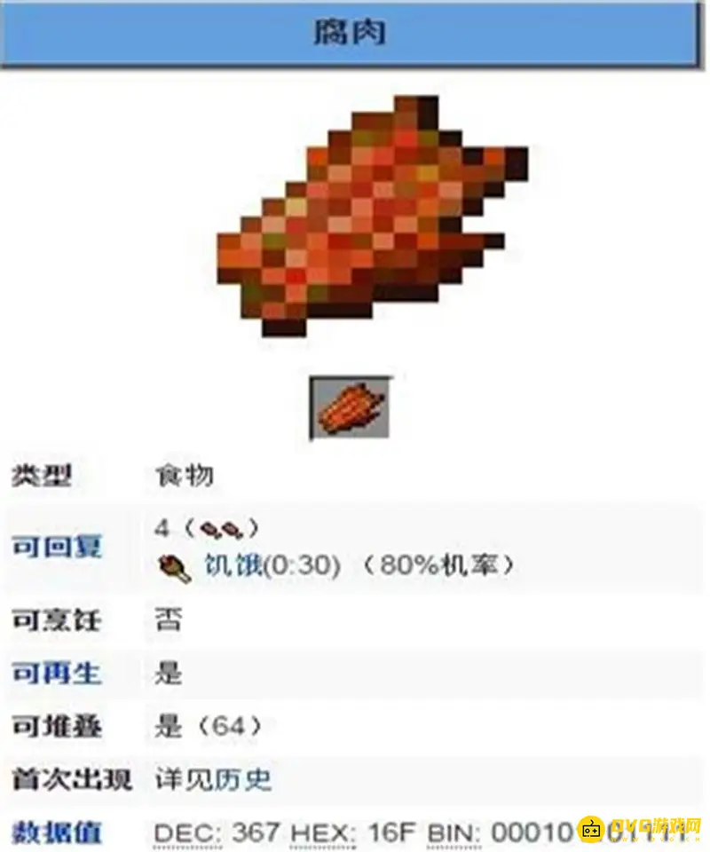 我的世界腐肉英语是什么-Rotten Flesh详细解读