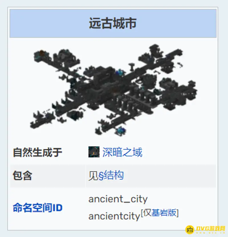 《我的世界手游》远古之城介绍-深暗之域大型地下结构详解