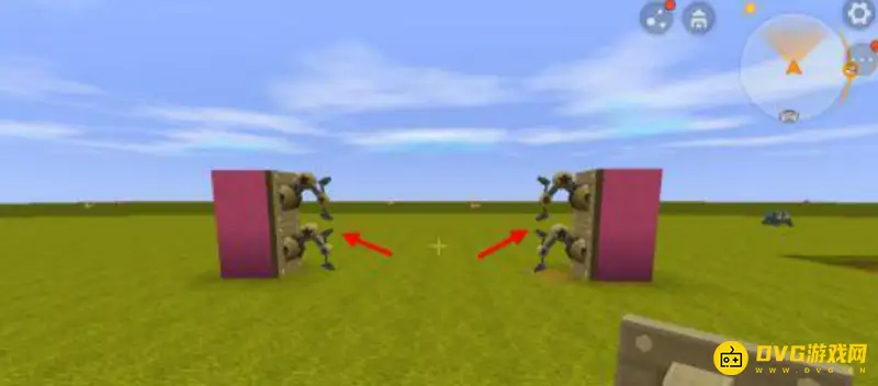 《迷你世界》机械臂制作自动门详解