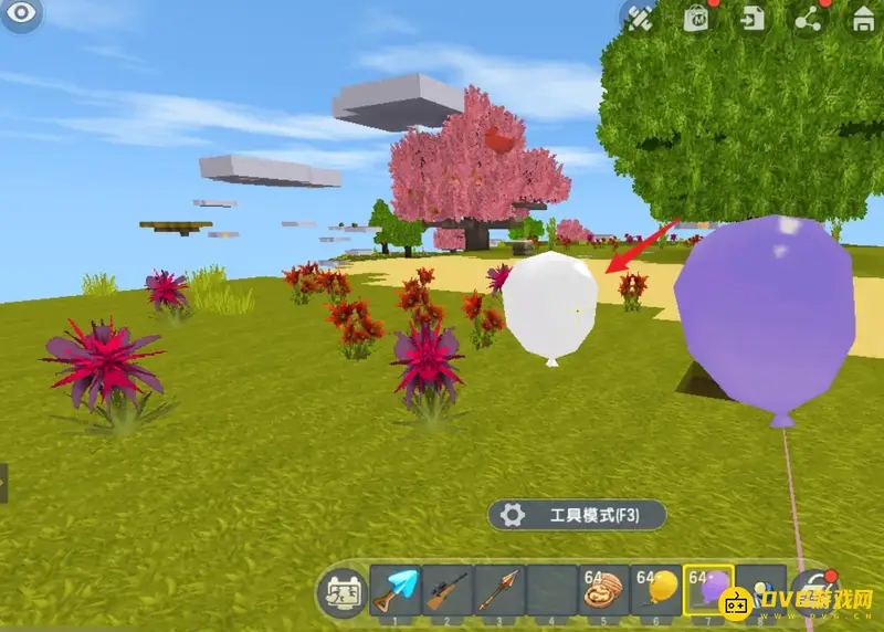 《迷你世界》气球扎破方法详解
