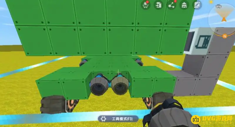 《迷你世界》防空导弹车建造指南