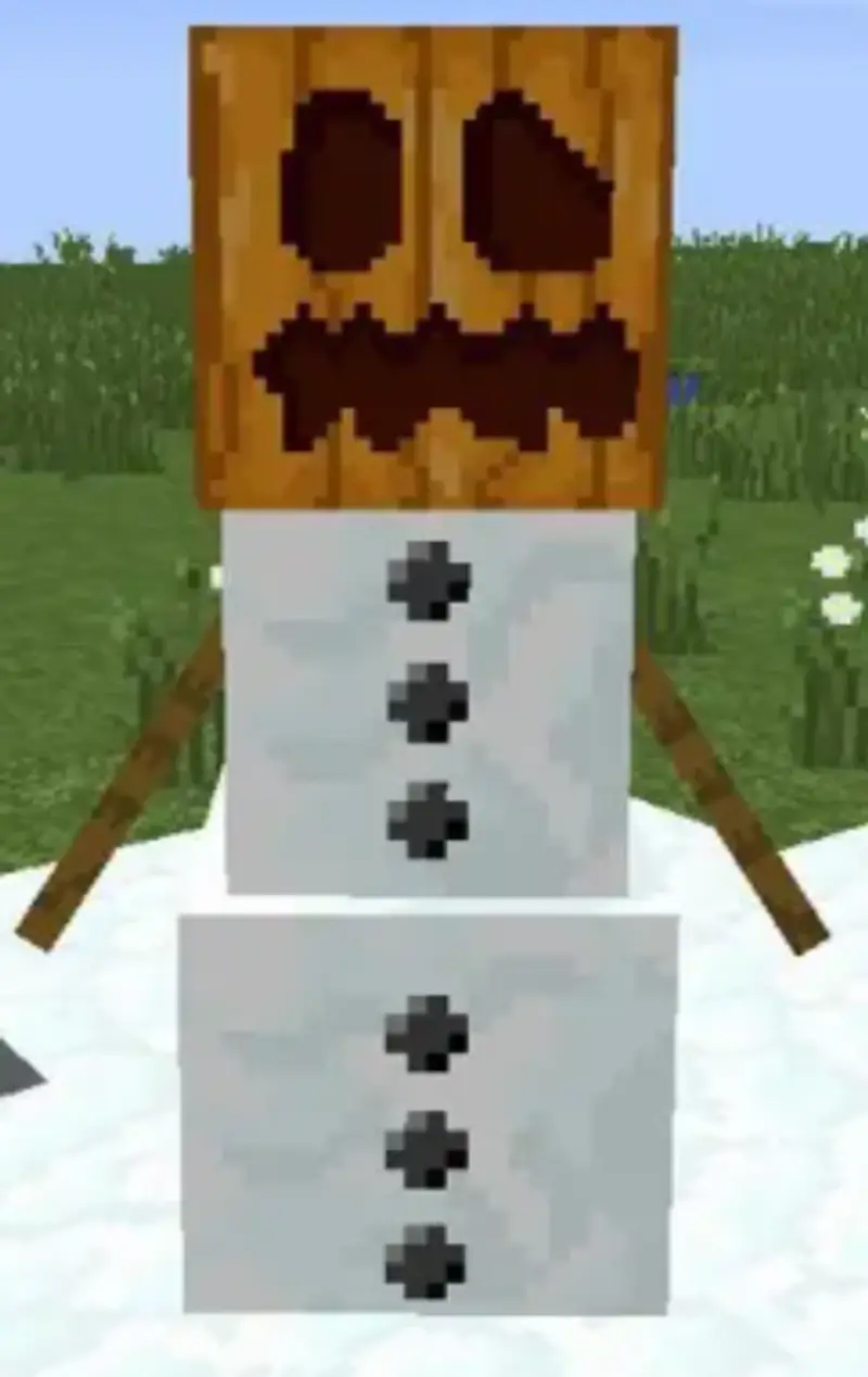 《迷你世界》雪傀儡制作方法