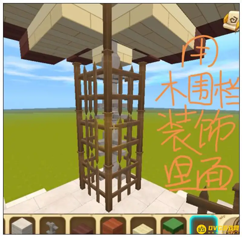 《迷你世界》凉亭建造指南