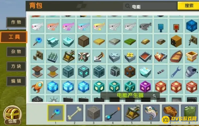 《迷你世界》投掷器使用教程