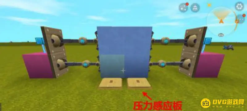 《迷你世界》机械臂制作自动门详解