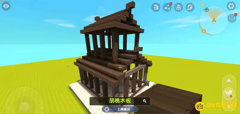《迷你世界》古风阁楼建造教程