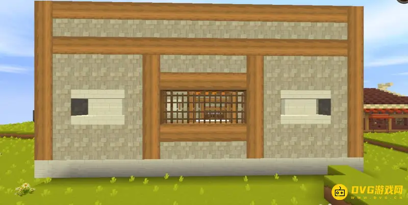 《迷你世界》古风屋顶四合院制作详解