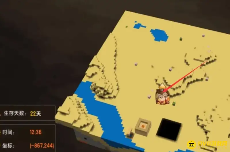 《迷你世界》沙漠神殿入口位置详解