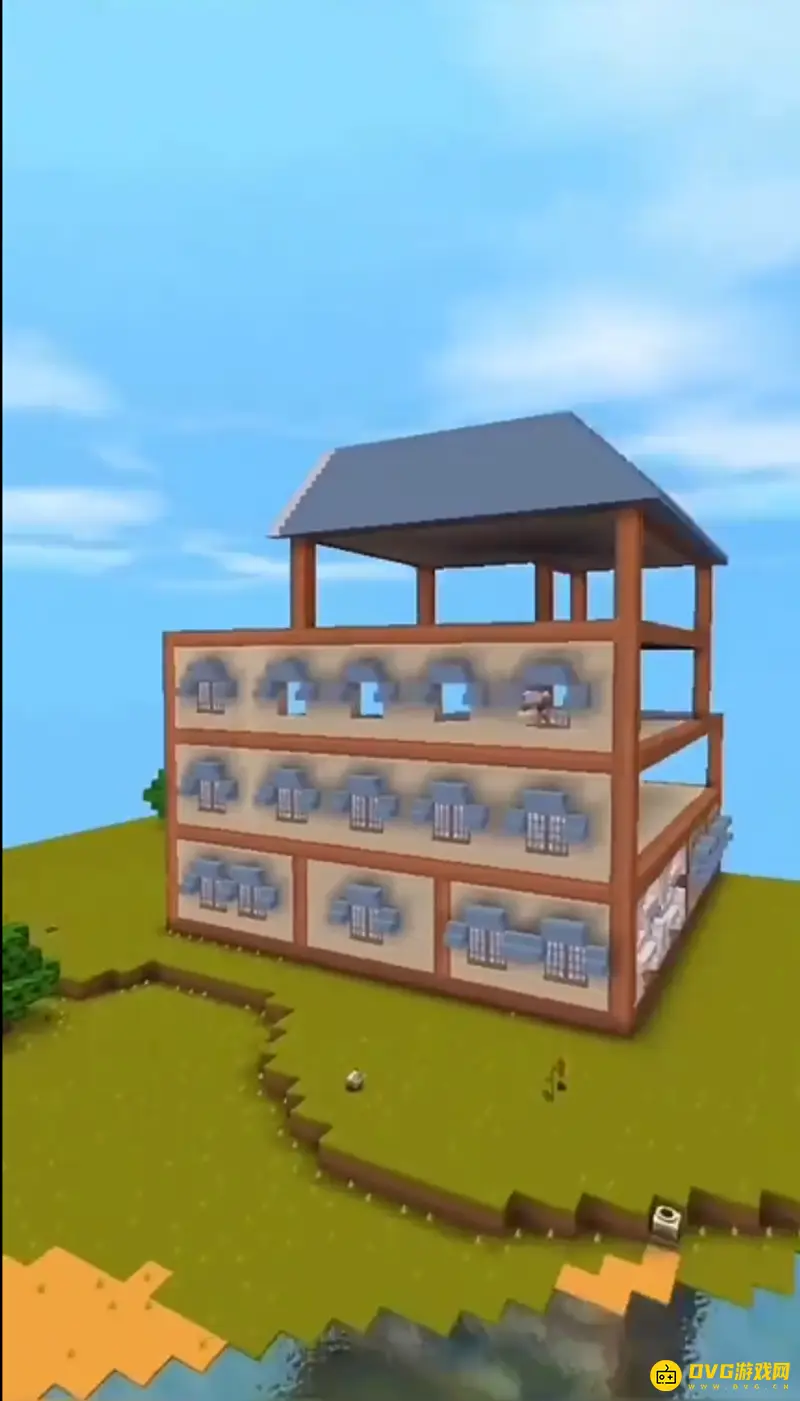 《迷你世界》4层豪华别墅建造指南