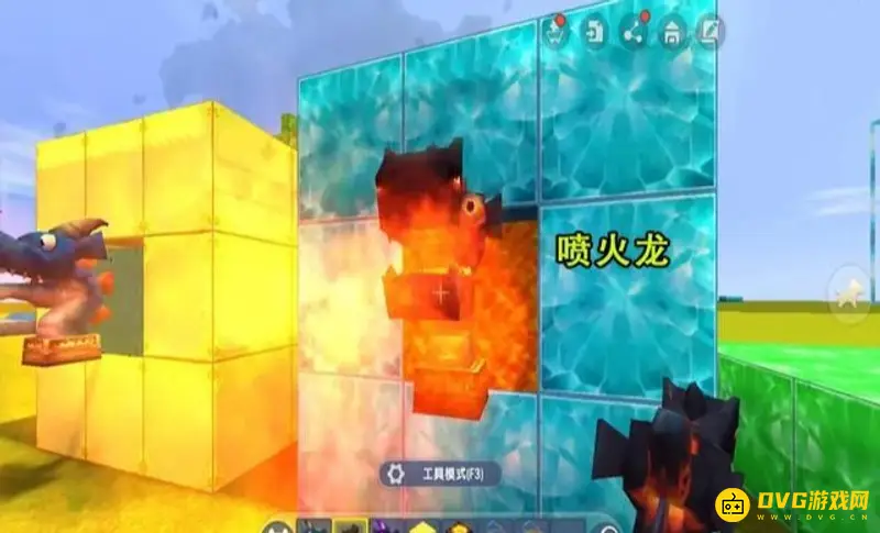 《迷你世界》龙头雕像制作攻略