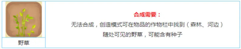 《迷你世界》杂草怎么获得-杂草的获取方式及其用途