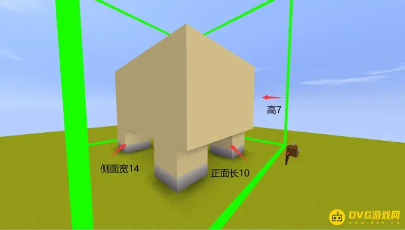 《迷你世界》中石狮子建造教程