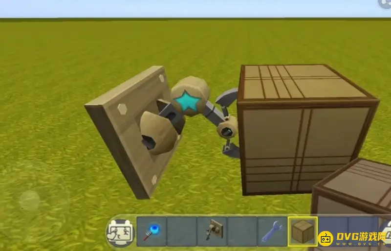 《迷你世界》推拉机械臂使用教程
