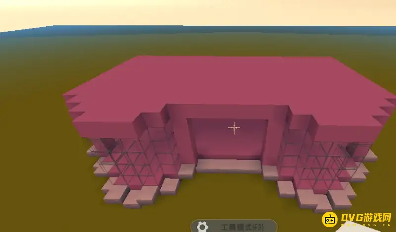 《迷你世界》粉色别墅建造教程