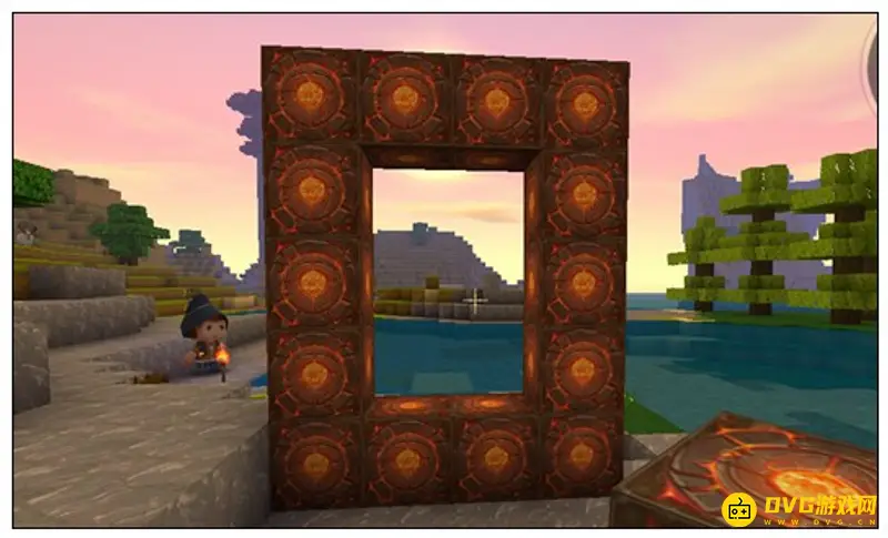 《迷你世界》地狱门怎么制作-地心门搭建指南