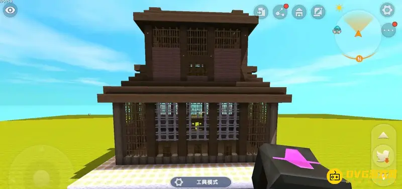 《迷你世界》古风阁楼建造教程
