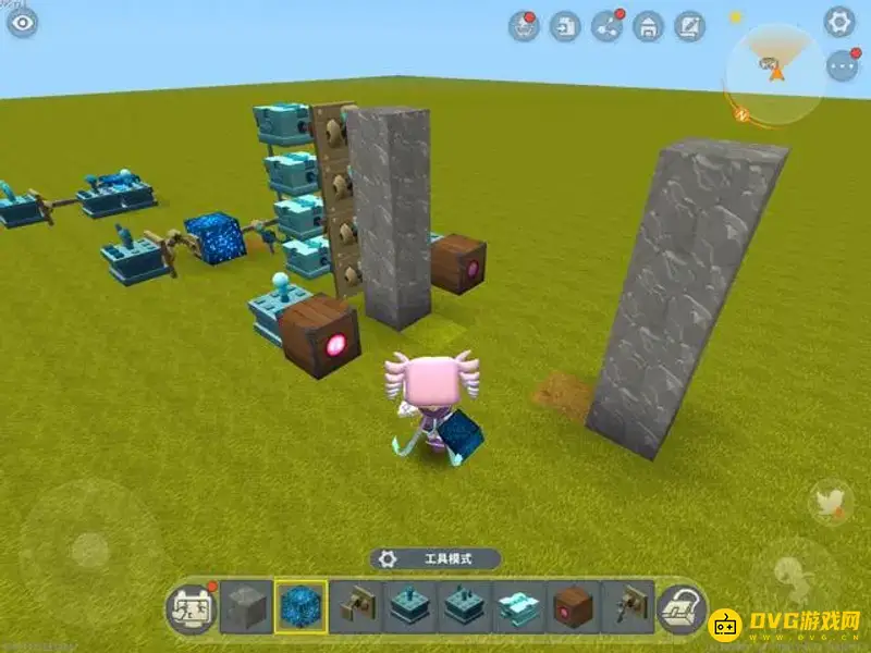 《迷你世界》全新电路版本自动门制作指南