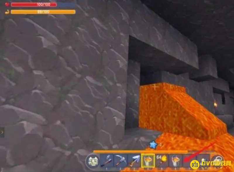 《迷你世界》钛合金桶装岩浆方法详解