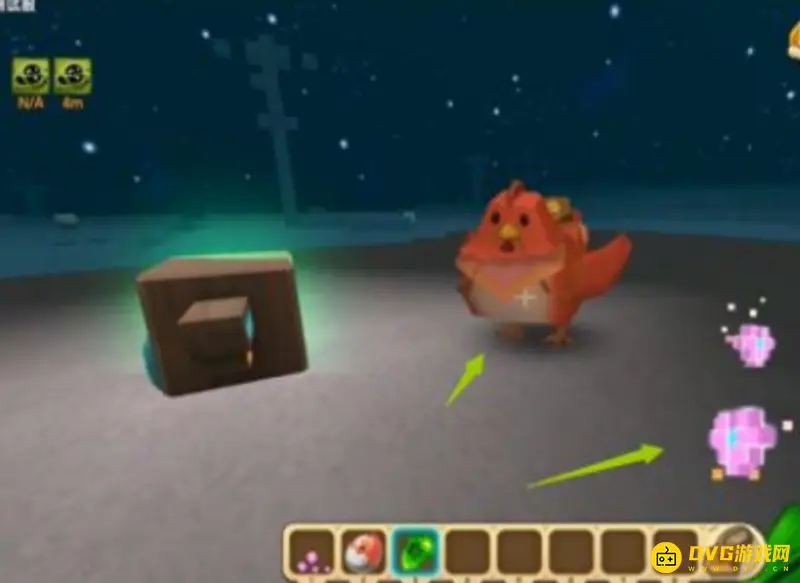 《迷你世界》的飞鸡回血方法