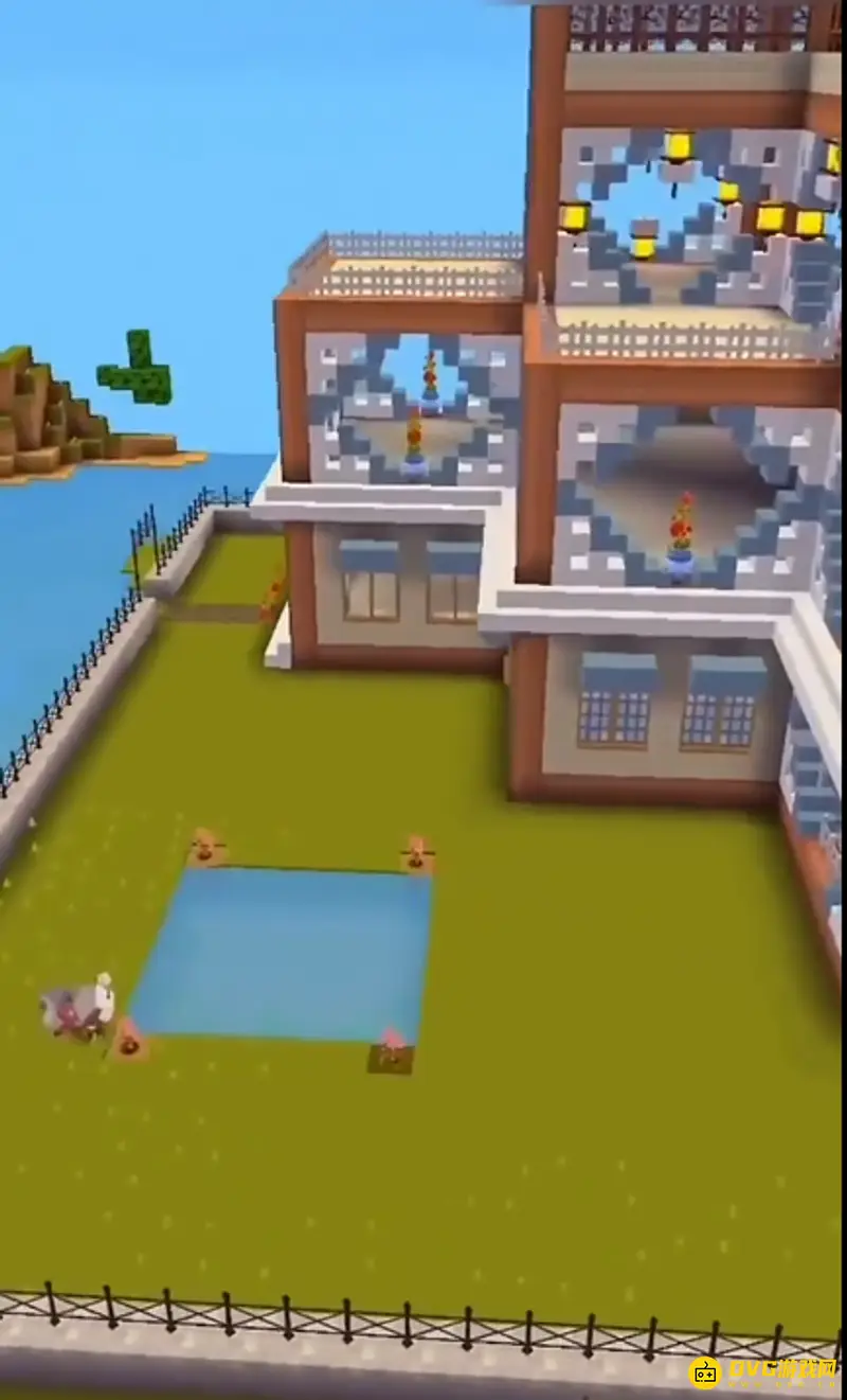 《迷你世界》4层豪华别墅建造指南