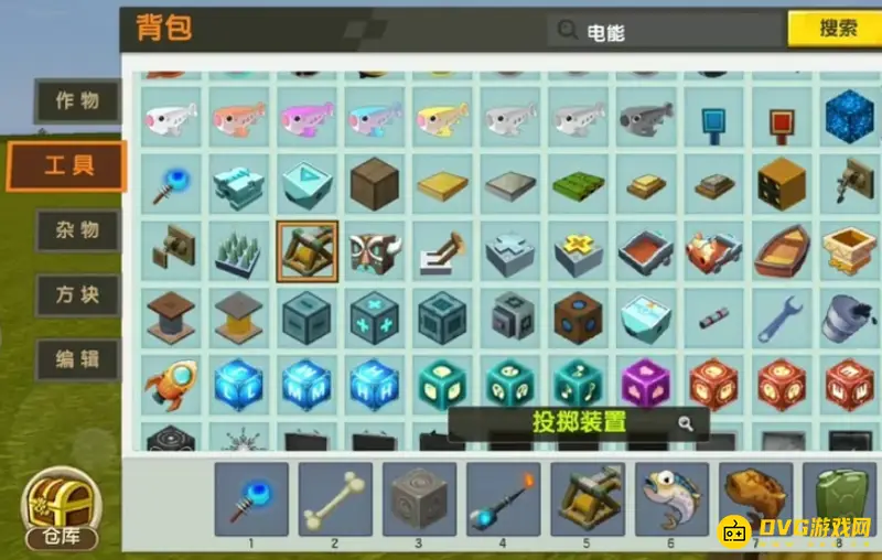 《迷你世界》投掷器怎么使用-投掷器的使用方法