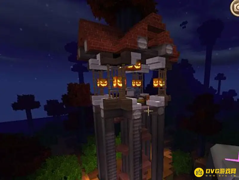 《迷你世界》树屋怎么建造-红杉树屋制作步骤