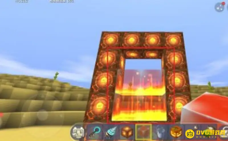 《迷你世界》的地心传送门建造方法