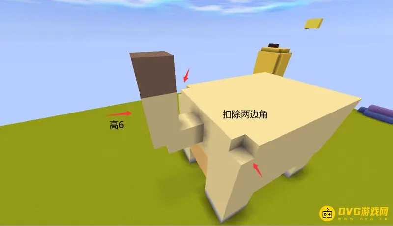 《迷你世界》中石狮子建造教程