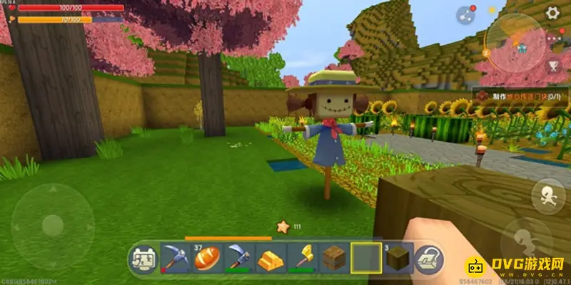 《迷你世界》稻草人制作方法