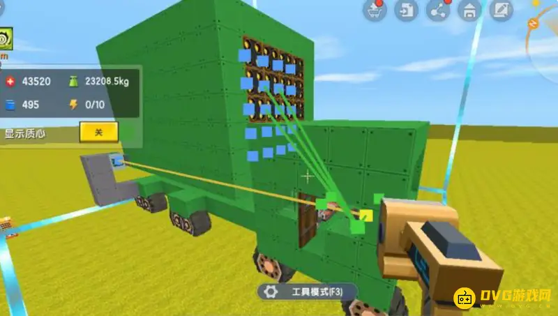 《迷你世界》防空导弹车建造指南