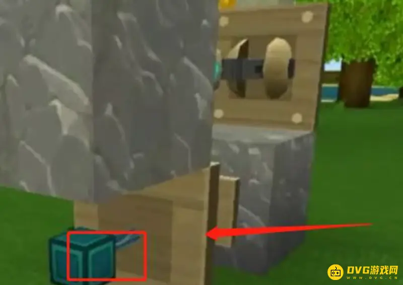 《迷你世界》天空刷石机制作教程