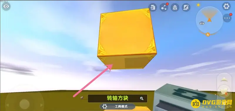 《迷你世界》玻璃旋转门制作指南