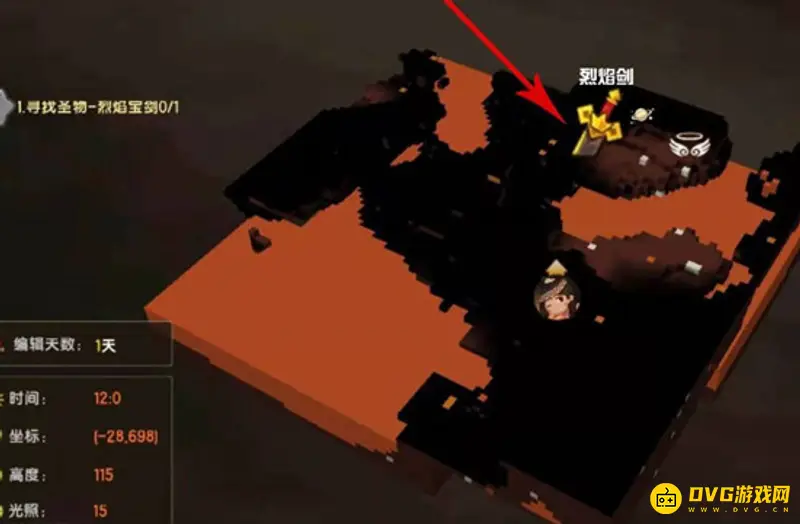 《迷你世界》黑龙位置详解