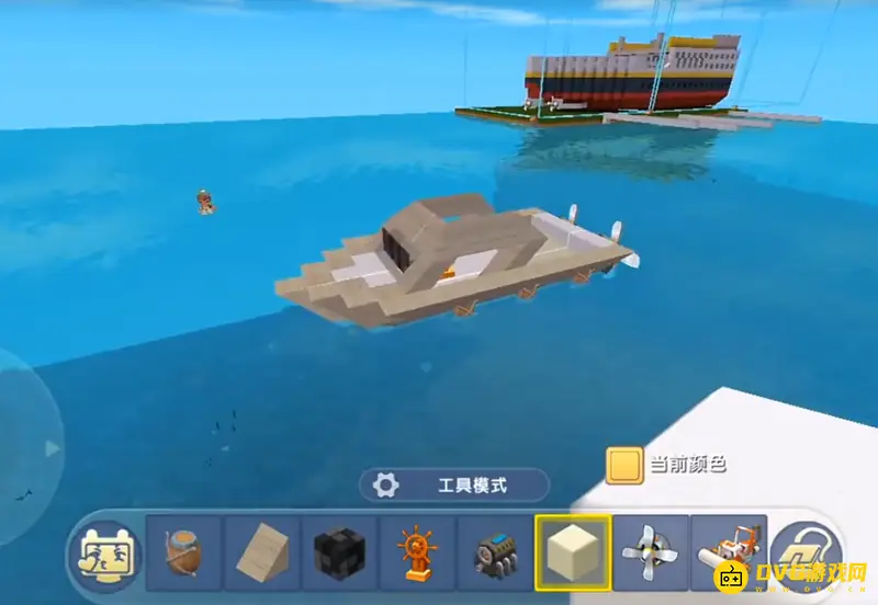 《迷你世界》中快艇制作方法详解