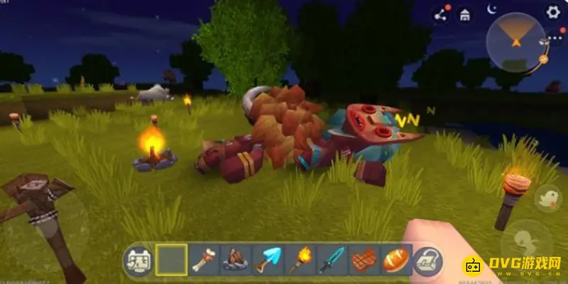 《迷你世界》新版本驯服野人攻略