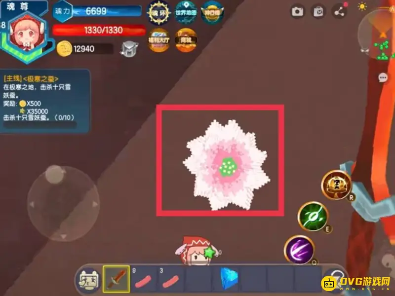 《迷你世界》冰山雪莲位置详解